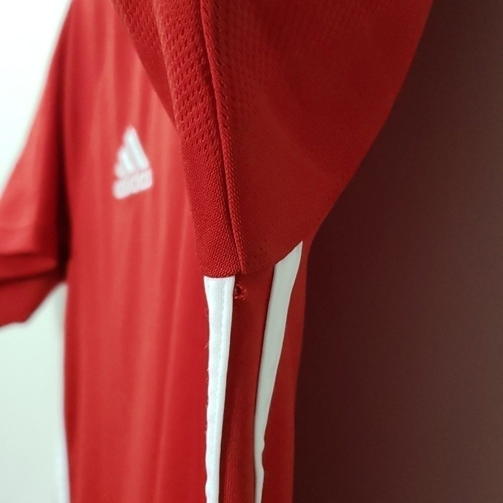 Adidas Red Men Tiro Jersey Shirt Size S - Picture 4 of 5